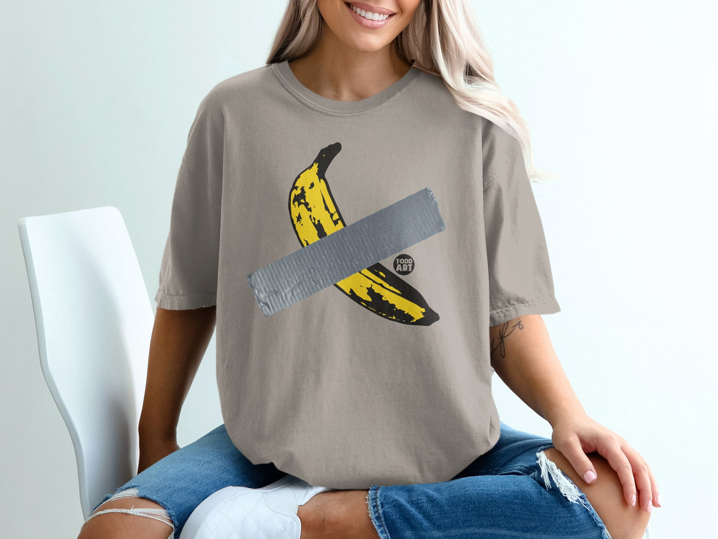 Grey Tape Banana Todd Art Contemporary Art Product type