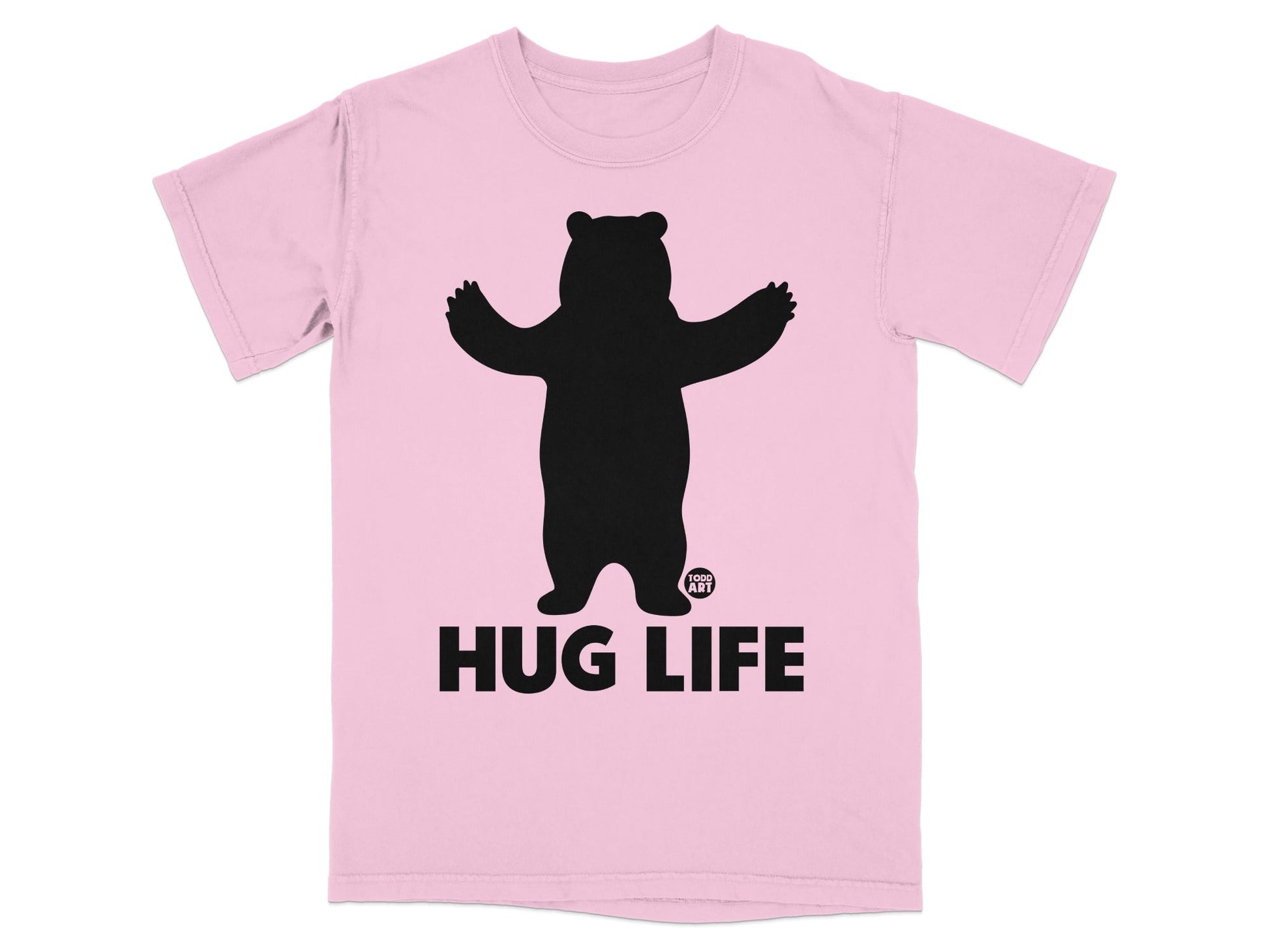 Hug Life Bear Shirt Fun Graphic Tee Toddler Shirt