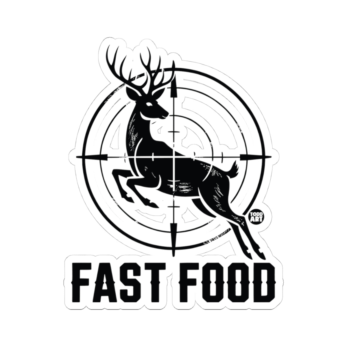 Precision HuntTodd Art Sticker