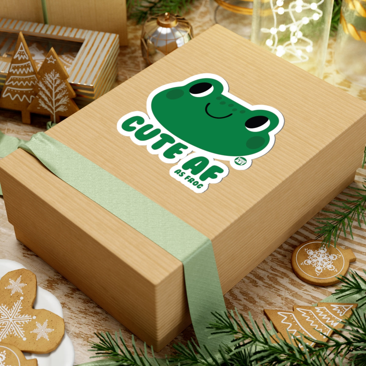 Cute FrogTodd Art Sticker