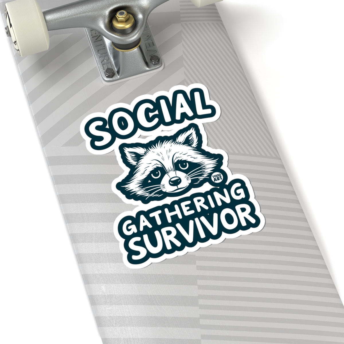 Social Gathering Survivor Todd Art Sticker