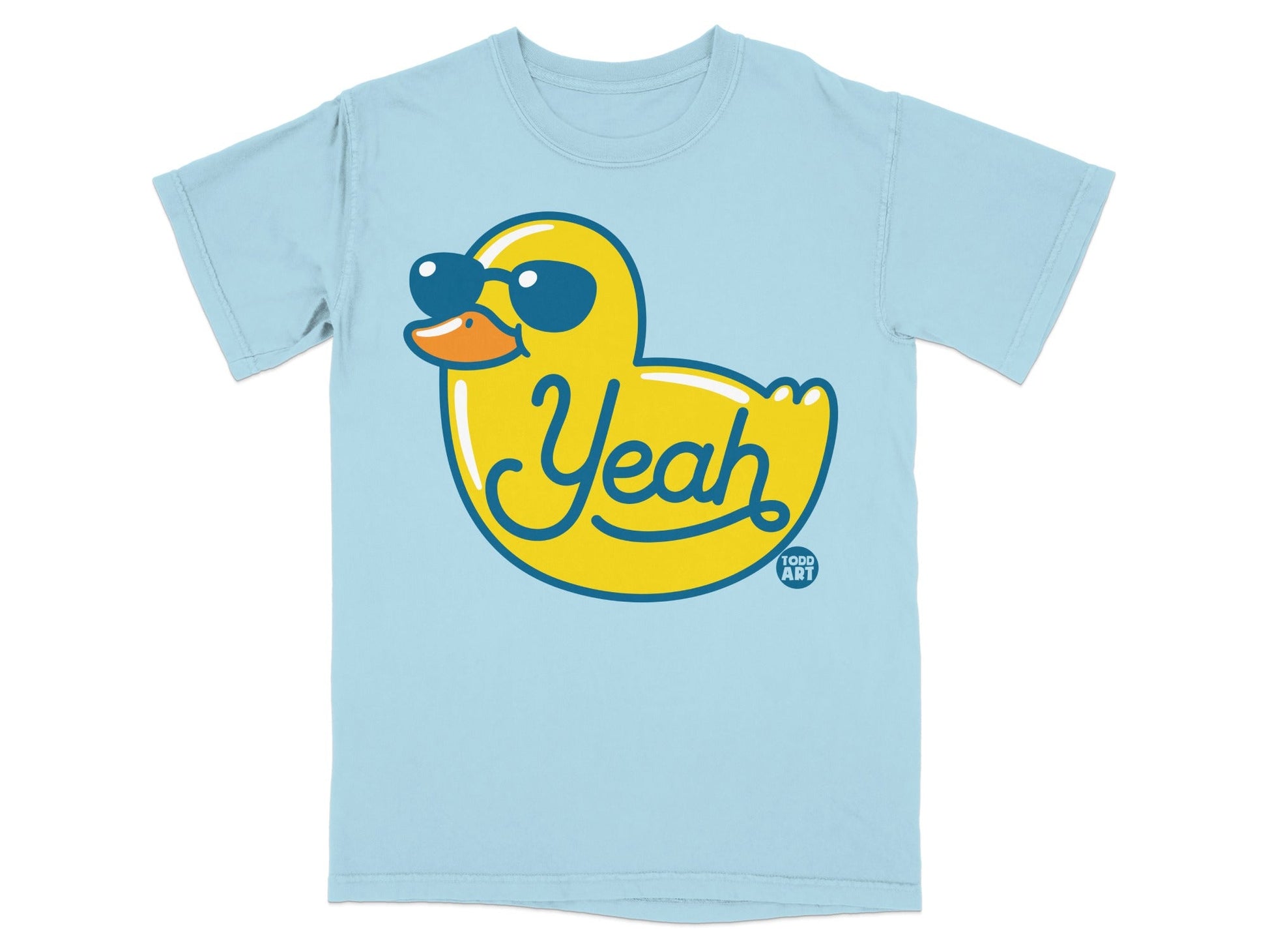Yeah Duck with Sunglasses Graphic T-shirt