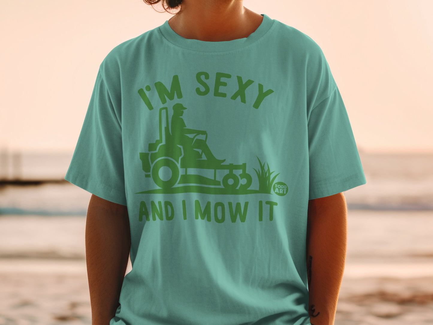 I'M SEXY AND I MOW IT Lawn Mower Rider Humor product type