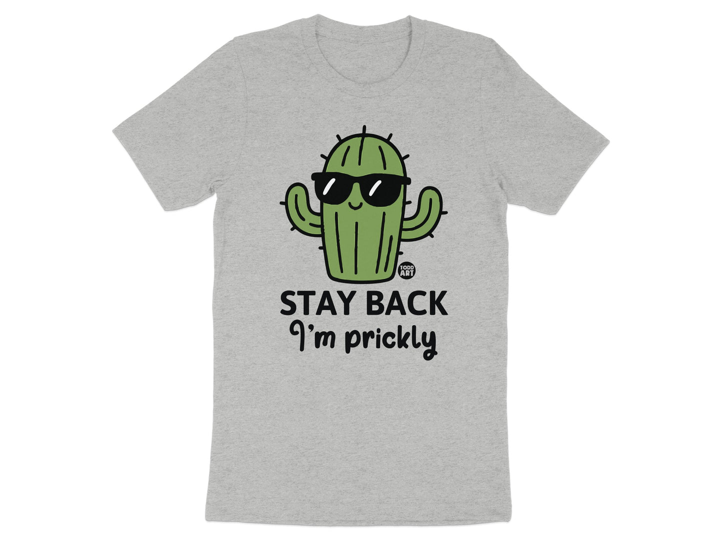 Stay Back I'm Prickly Cactus Printed T-shirt Product