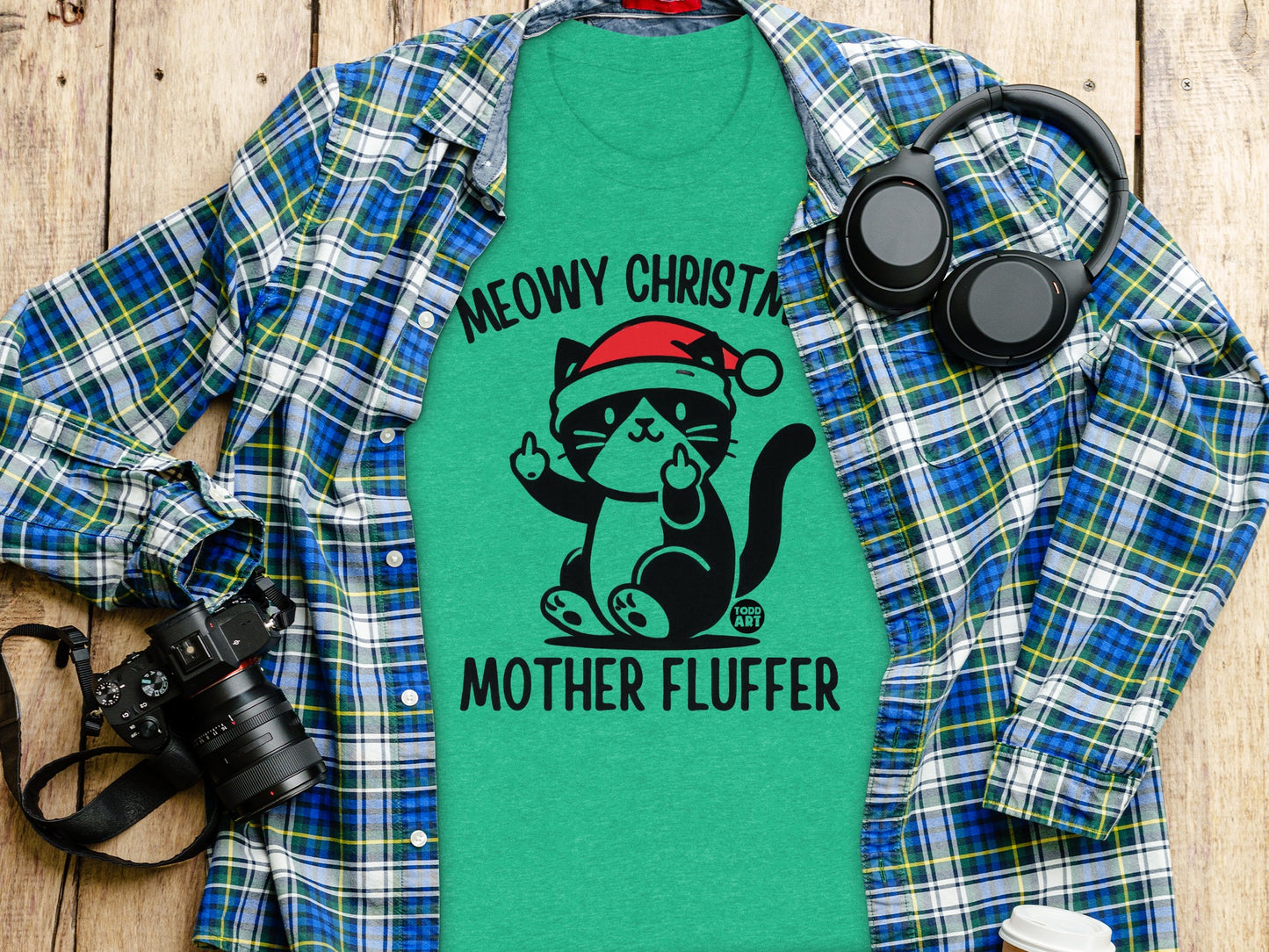 Meowy Christmas Mother Fluffer Shirt funny product