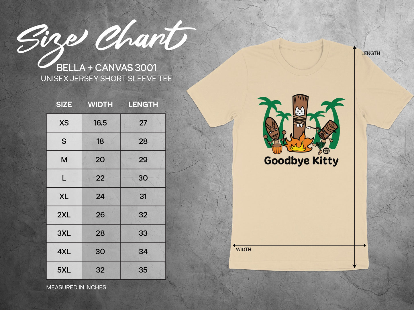 Goodbye Kitty Short Sleeve Tee Shirt