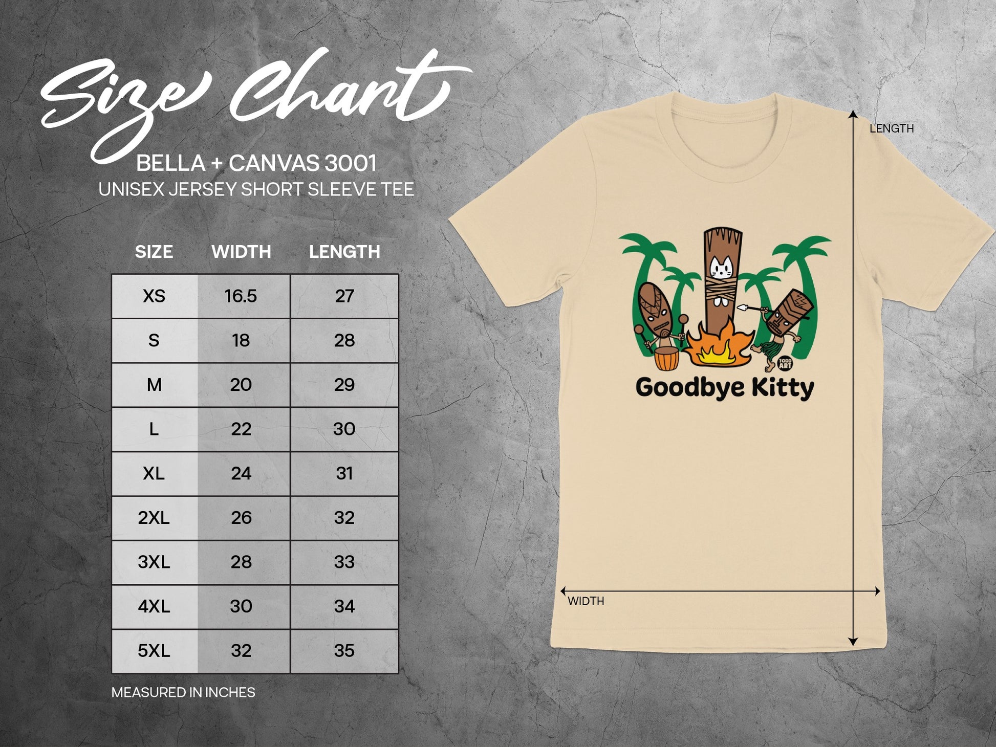Goodbye Kitty Short Sleeve Tee Shirt