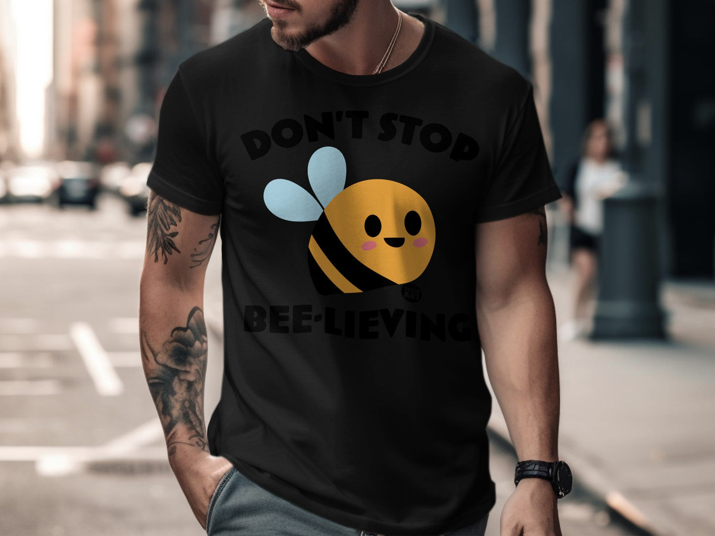 Don't Stop Bee-lieving Graphic T-shirt