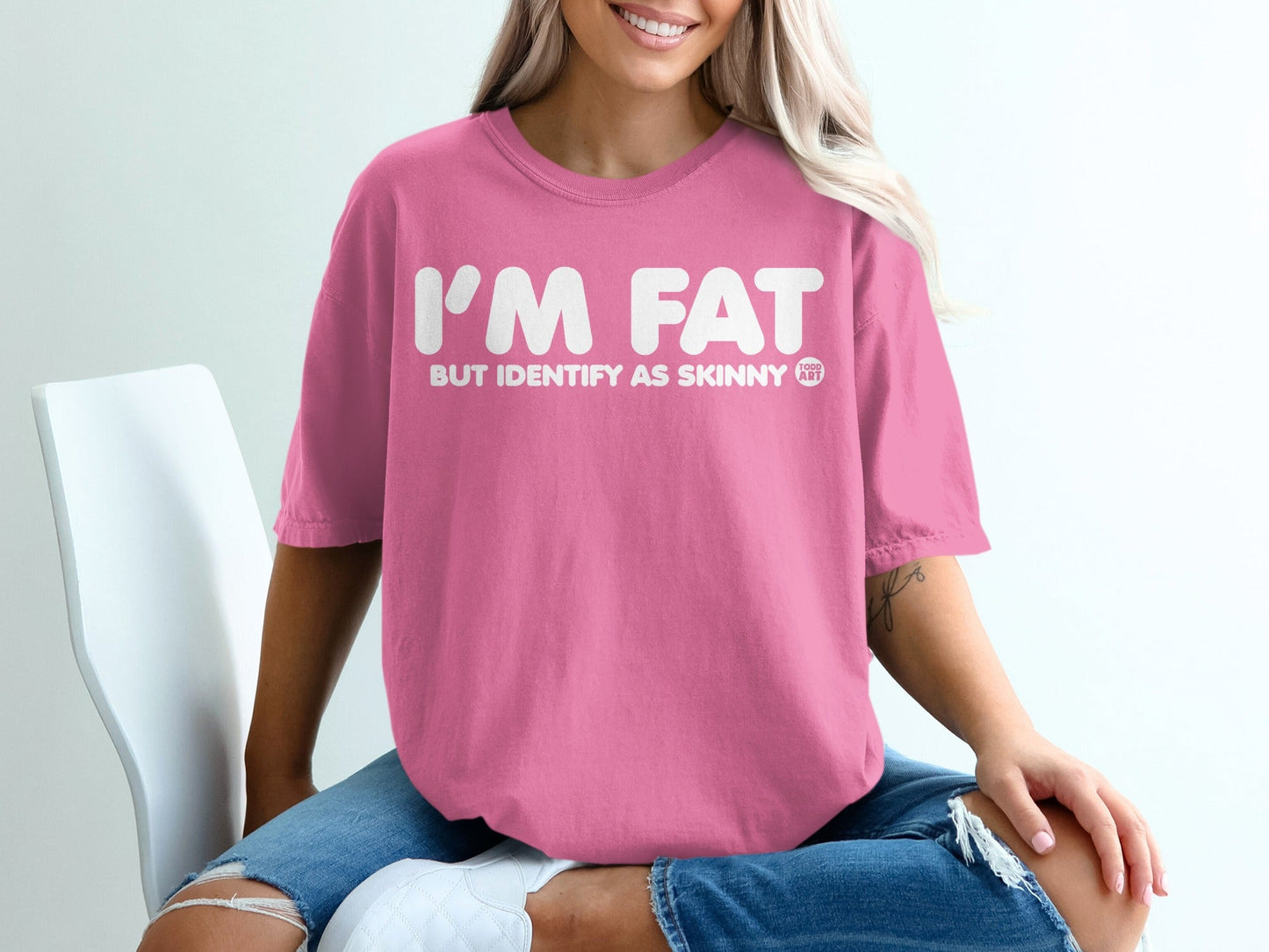 I'm Fat But Identify As Skinny Graphic T-shirt