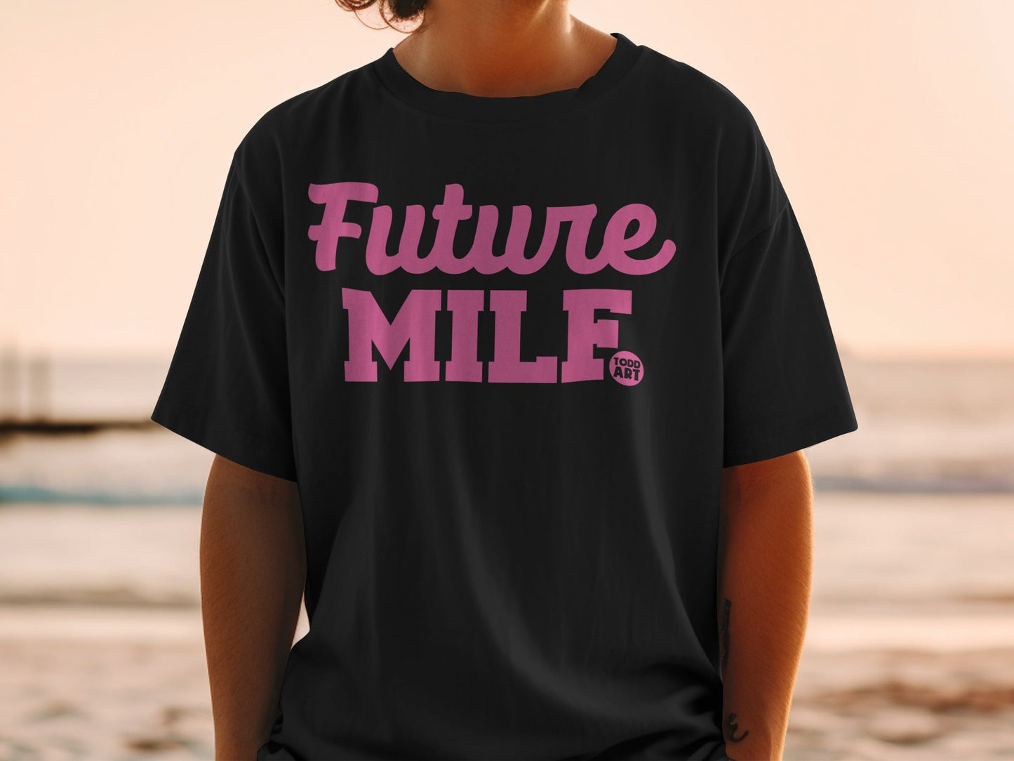 Future Mile Graphic Todd Art T-Shirt Casual Wear