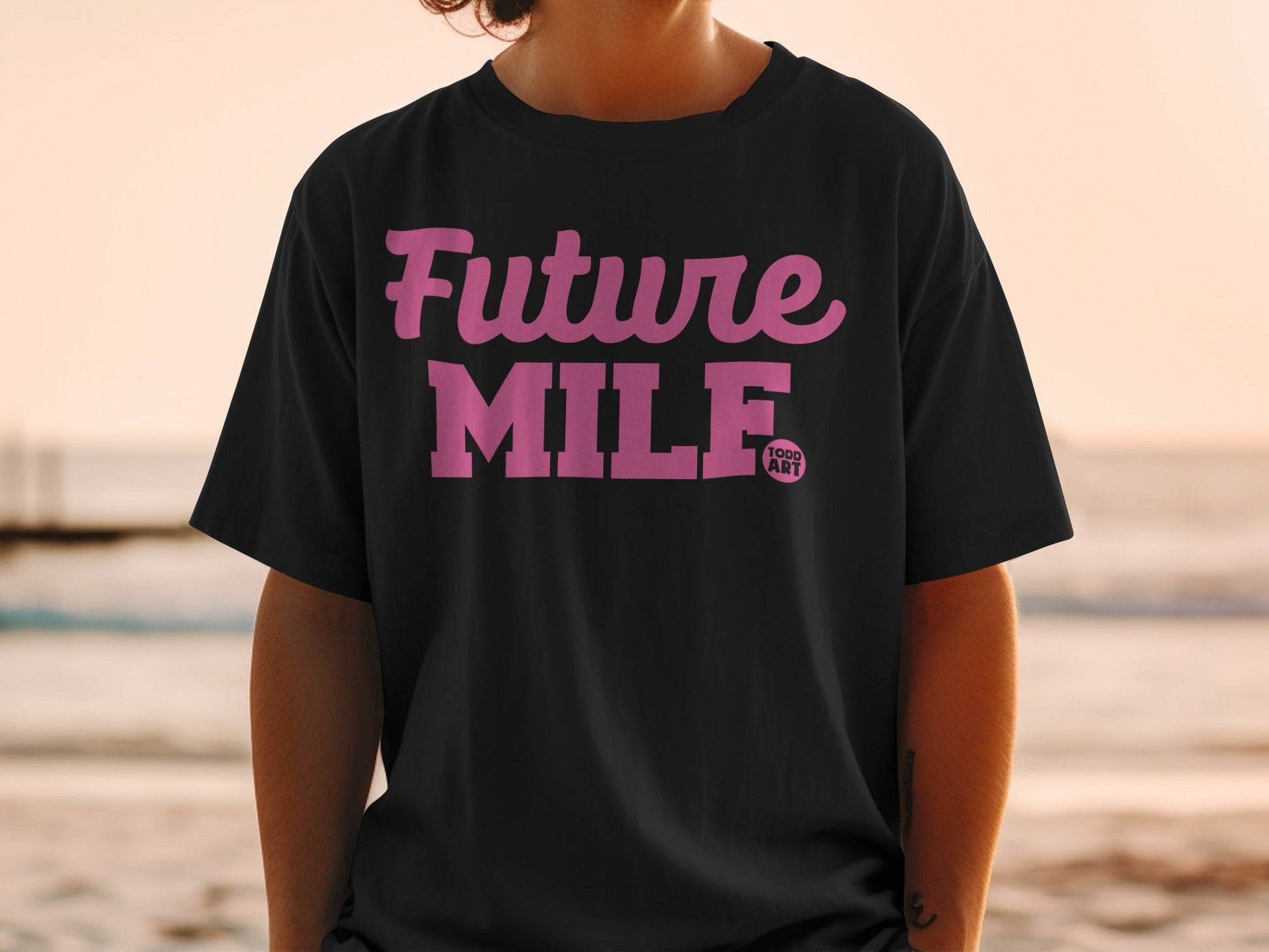 Future Mile Graphic Todd Art T-Shirt Casual Wear