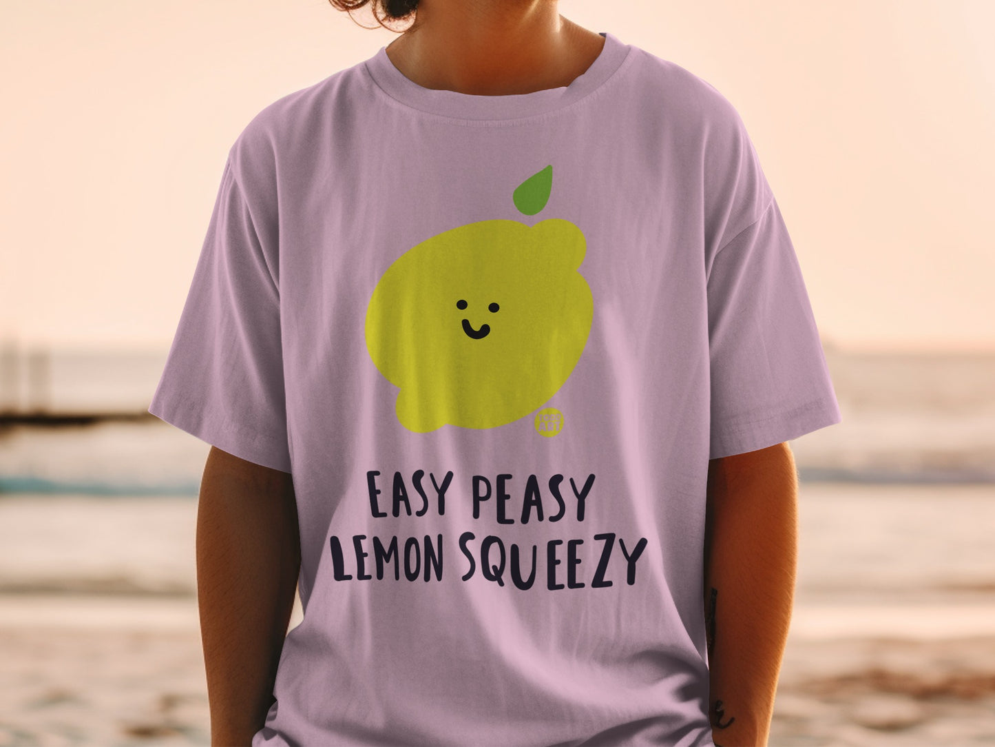Easy Peasy Lemon Squeezy Smiley Lemon T-shirt product type