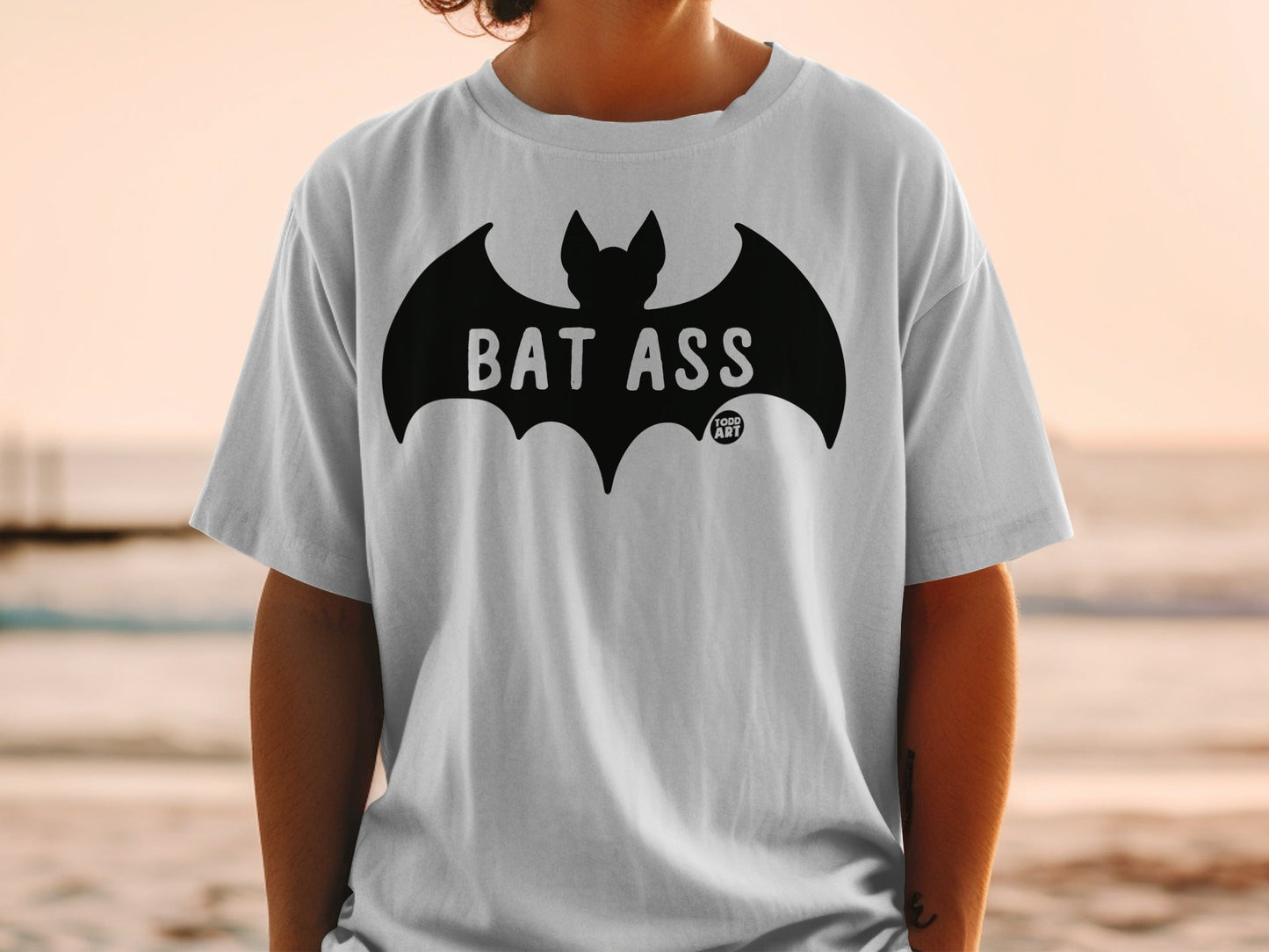Bat Ass Graphic Short Sleeve Unisex T-Shirt