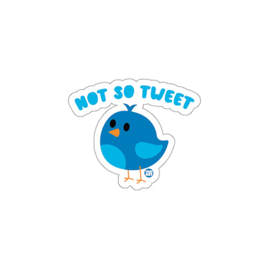 Not So Tweet Cute Blue Bird Sticker product