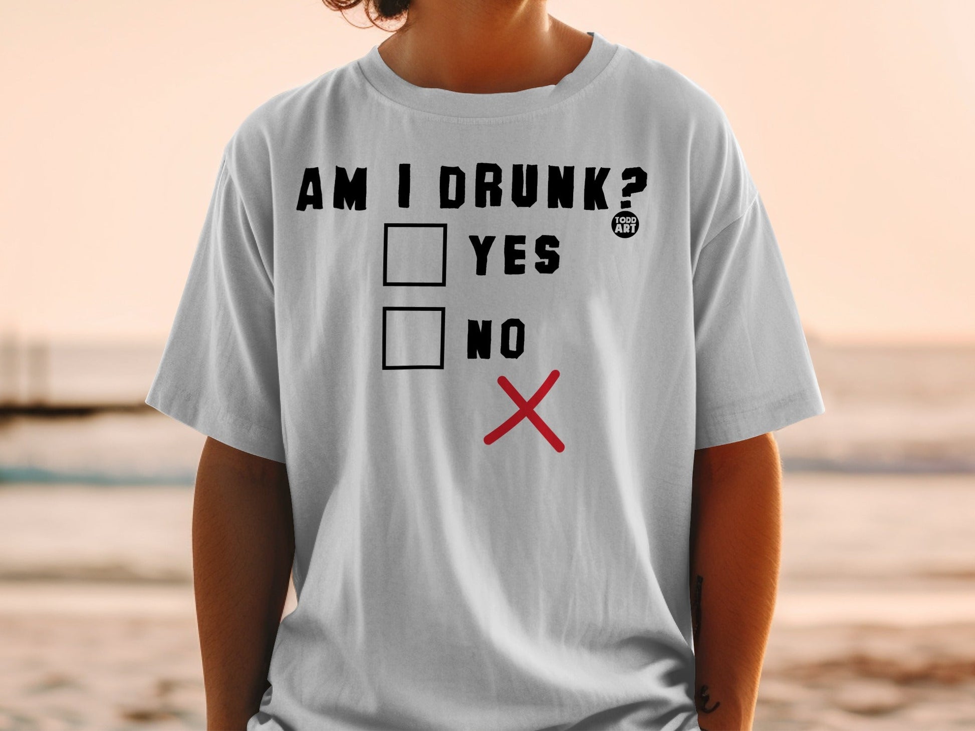 Am I Drunk Yes No Funny Graphic T-shirt