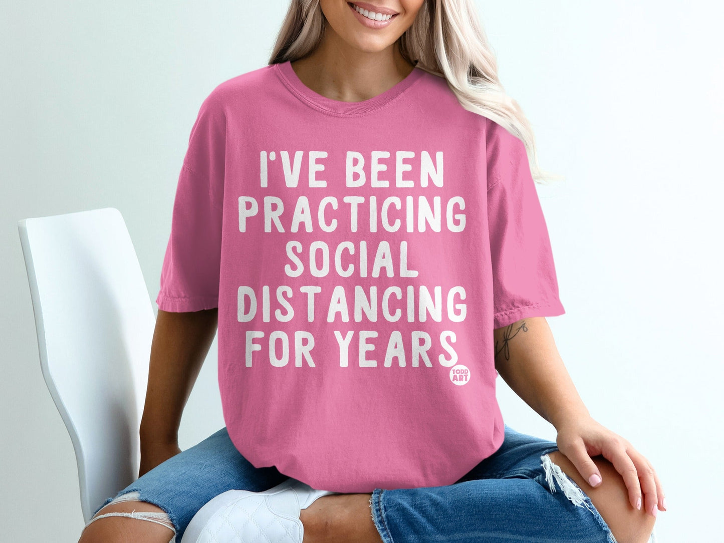 I've Been Practicing Social Distancing For Years T-shirt