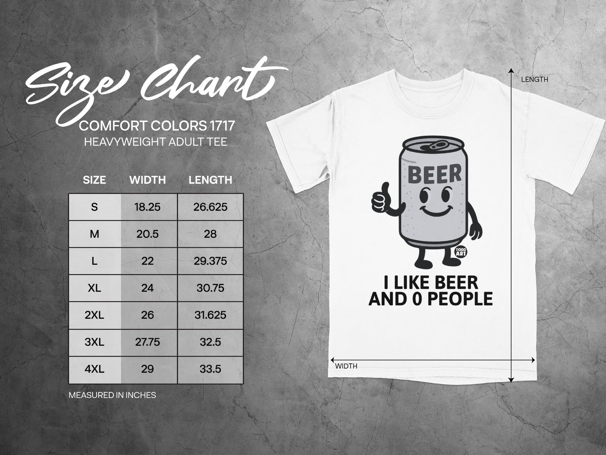I Like Beer And O People Comfort Colors 1717 Tee