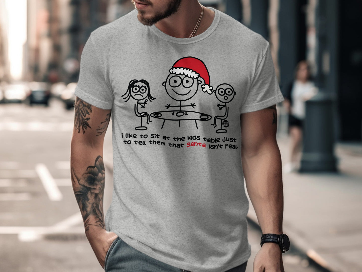 Funny Santa Isn't Real T-shirt Christmas Gift