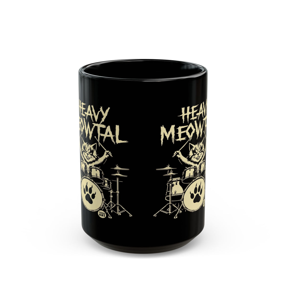 Feline Drummer Todd Art Mug
