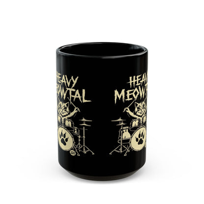 Feline Drummer Todd Art Mug