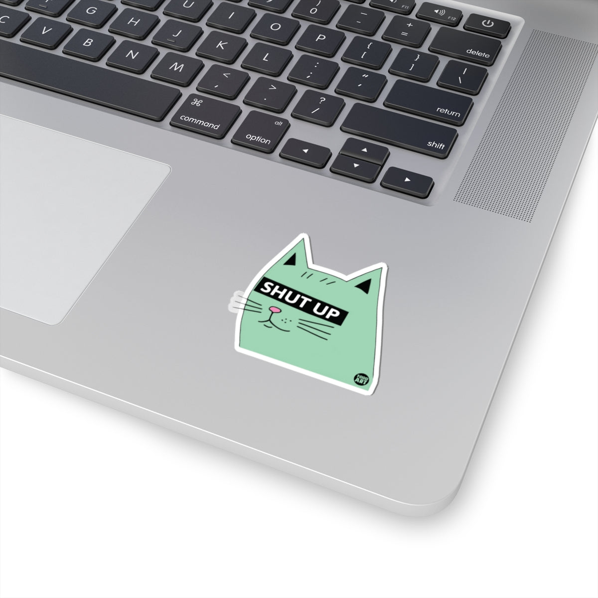 Quiet CatTodd Art Sticker