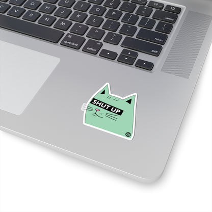 Quiet CatTodd Art Sticker