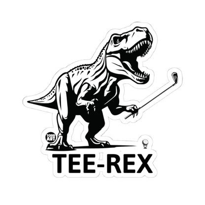 Tee-Rex GolfingTodd Art Sticker