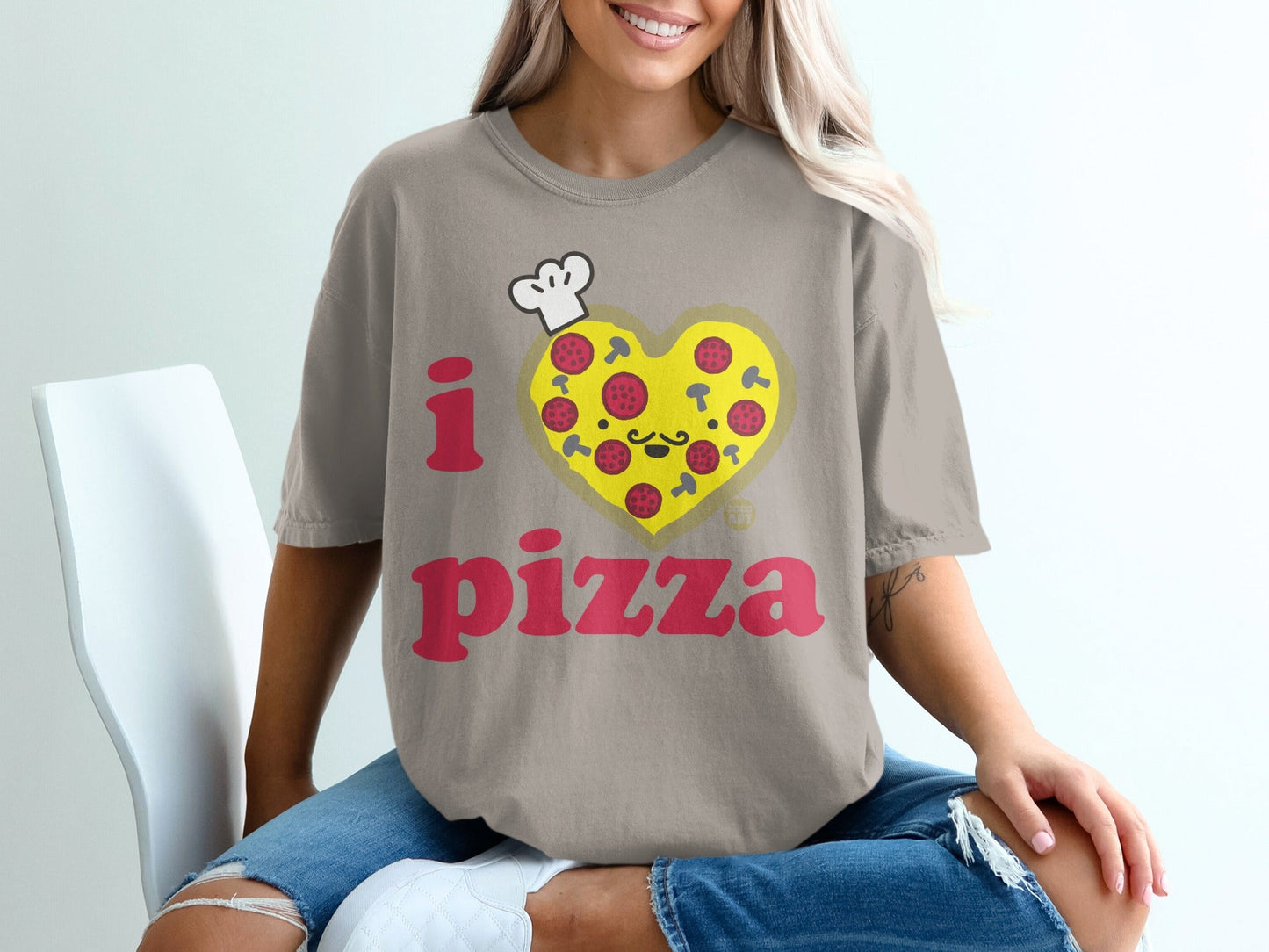 I Pizza Heart Graphic Cute Food Lover Shirt