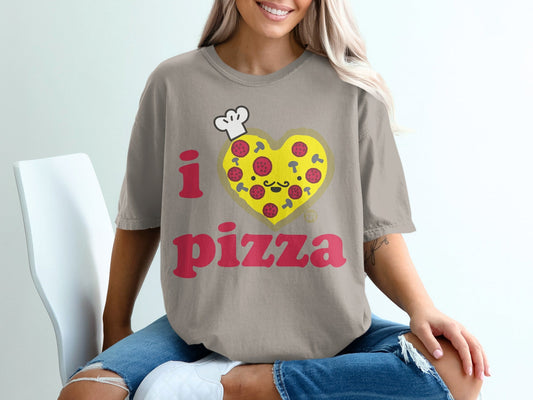 I Pizza Heart Graphic Cute Food Lover Shirt