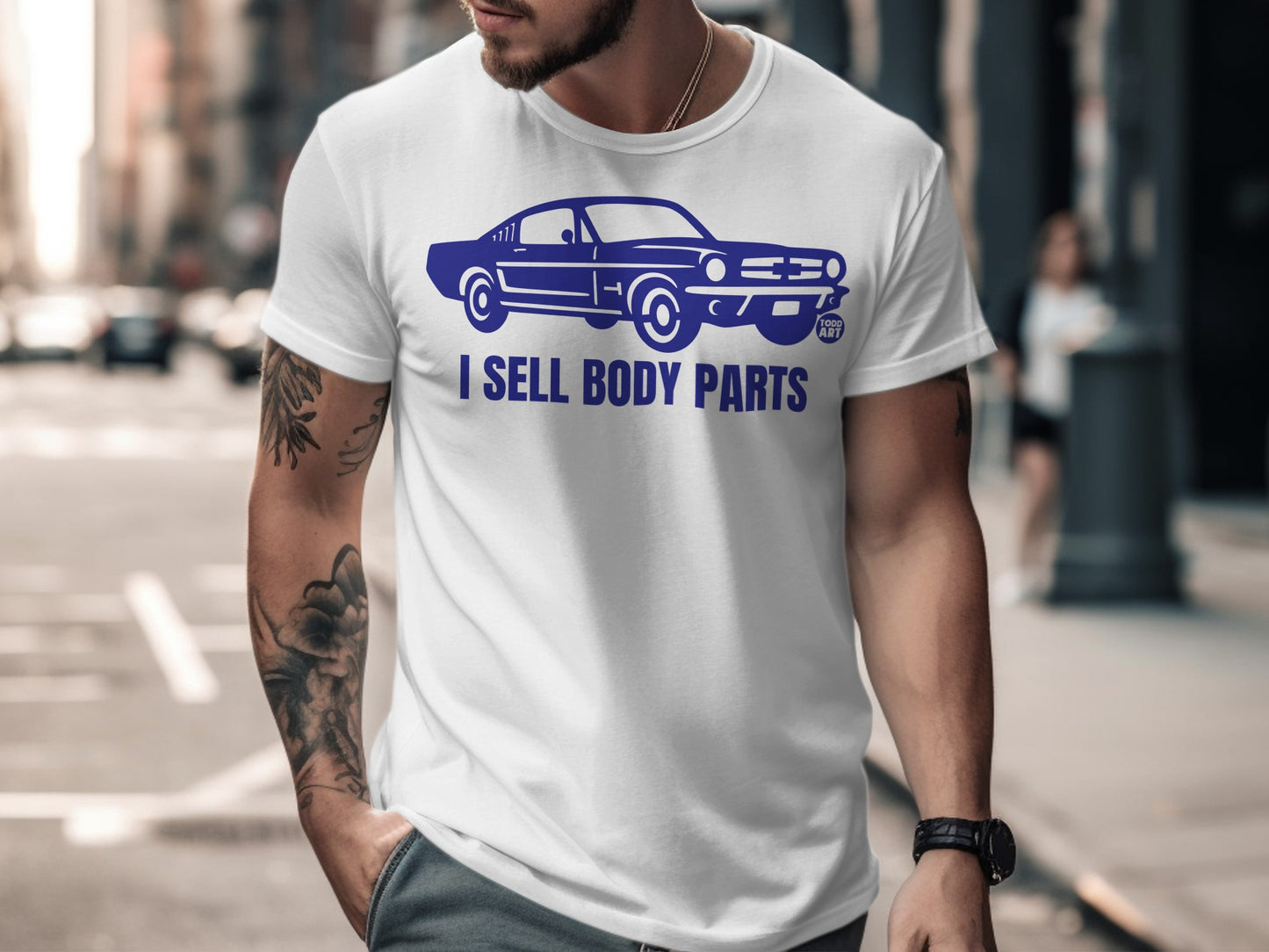 Classic Car Graphic I Sell Body Parts T-shirt