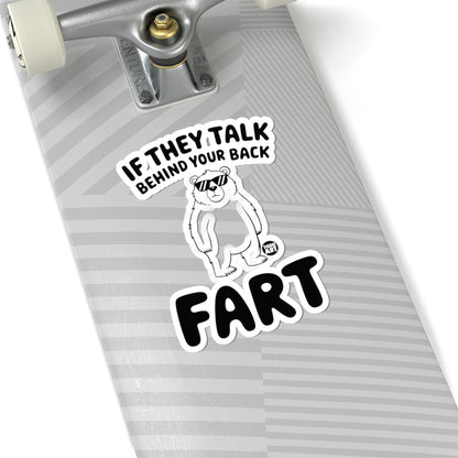 Fart BackTodd Art Sticker