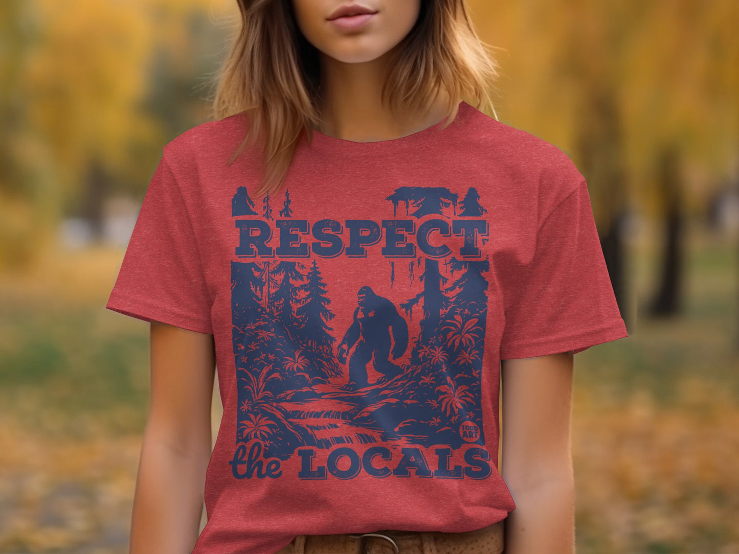 Respect the Locals Bigfoot Graphic T-Shirt Product