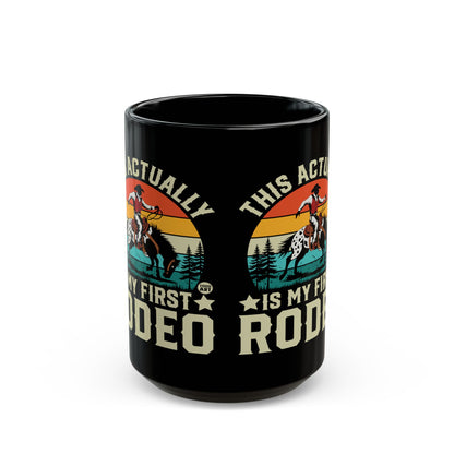 First Rodeo Todd Art Mug