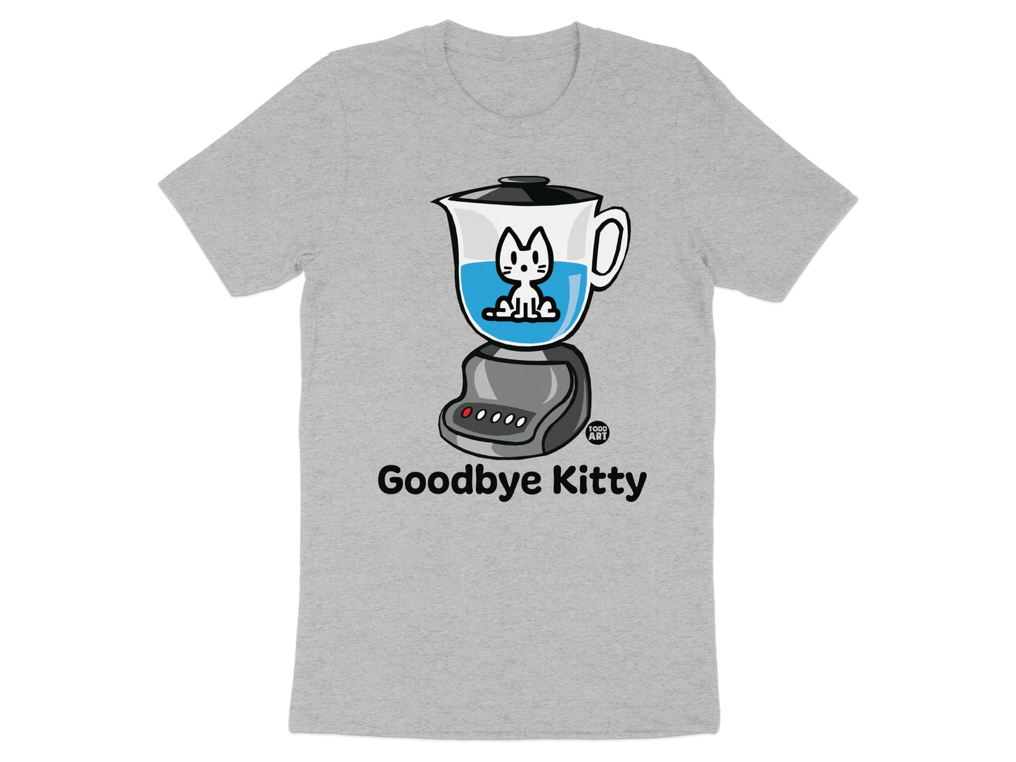 Funny Goodbye Kitty Blender Graphic T-Shirt