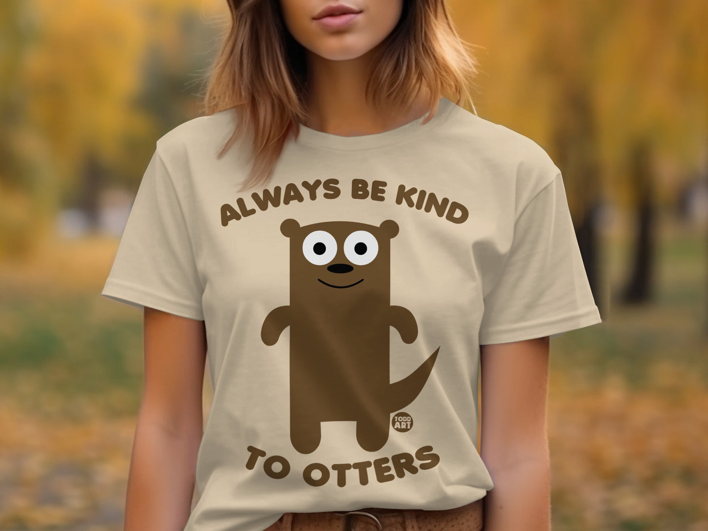 Always Be Kind to Otters Graphic T-shirt Product