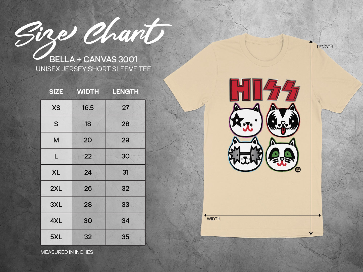 HISS Cat Faces Graphic Design Unisex Jersey Short Sleeve product