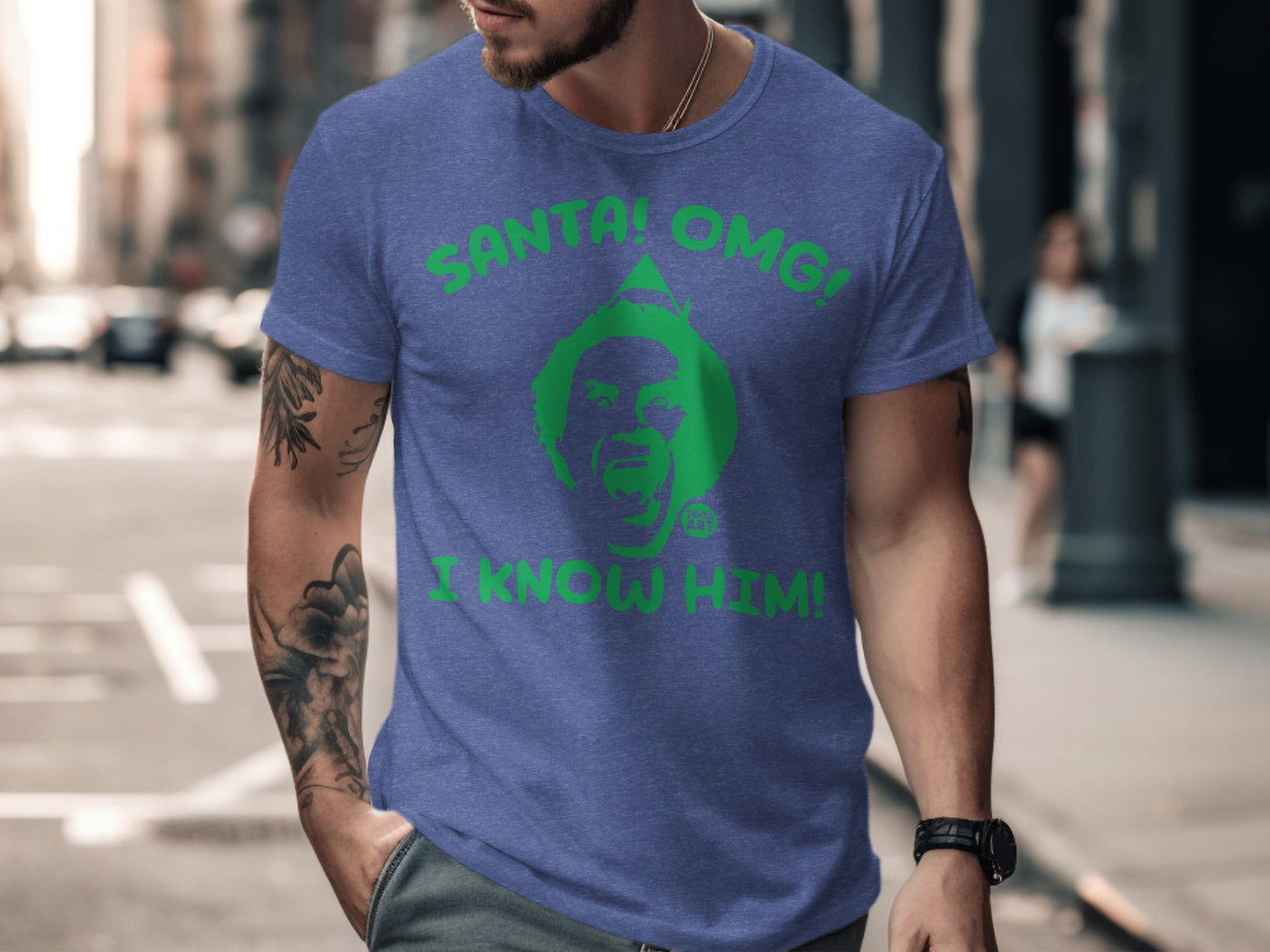 Santa! OMG! I Know Him! T-Shirt
