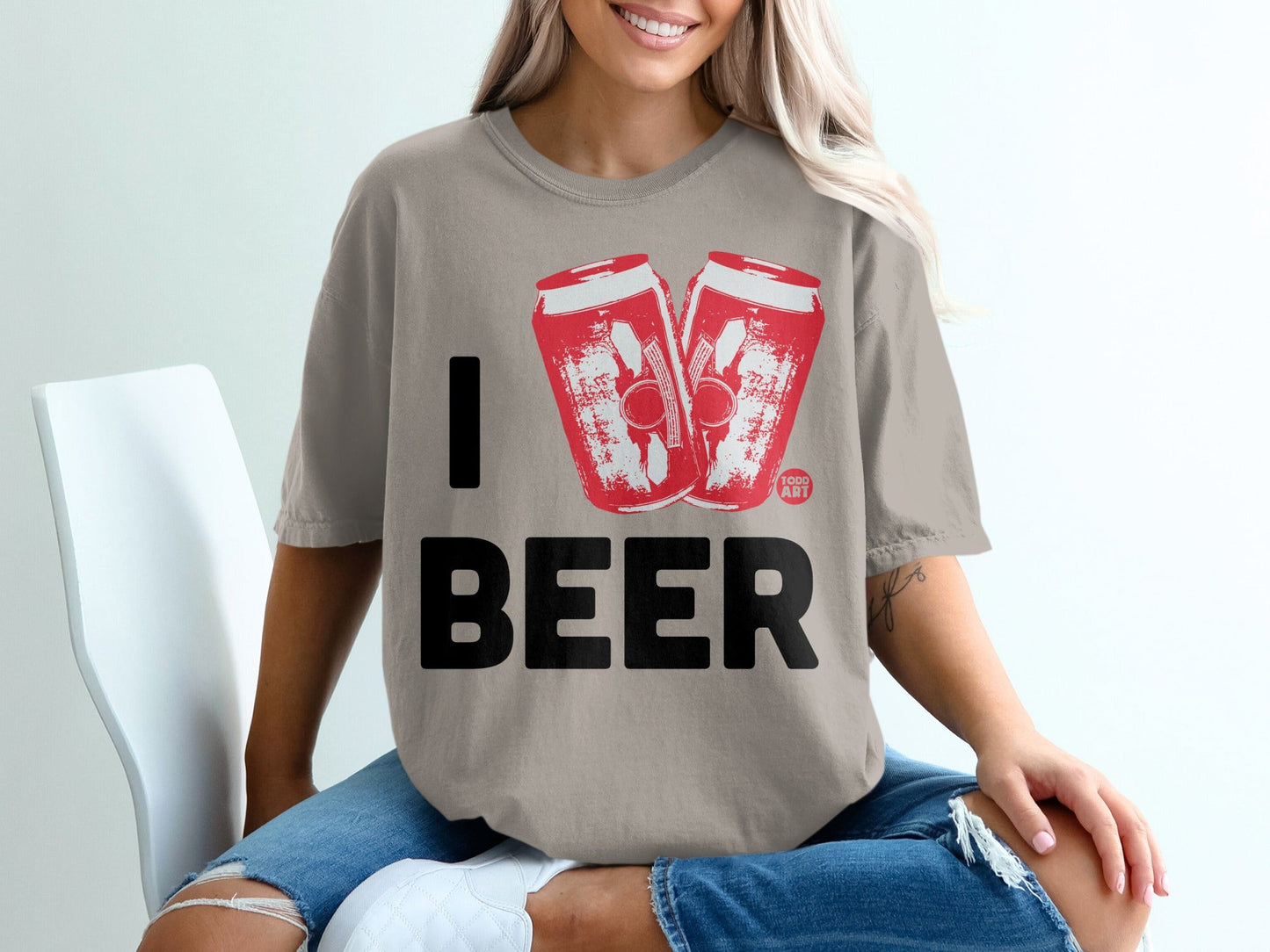 I Beer Graphic Tee | Fun and Casual T-shirt Design