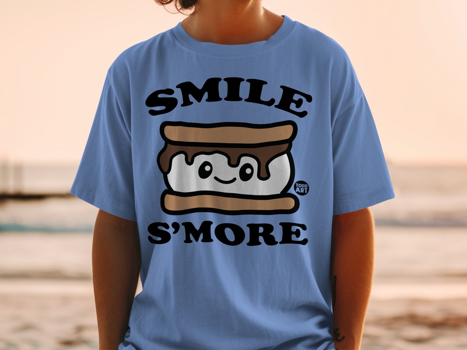 Smile S'more Cute Cartoon Graphic T-shirt Product