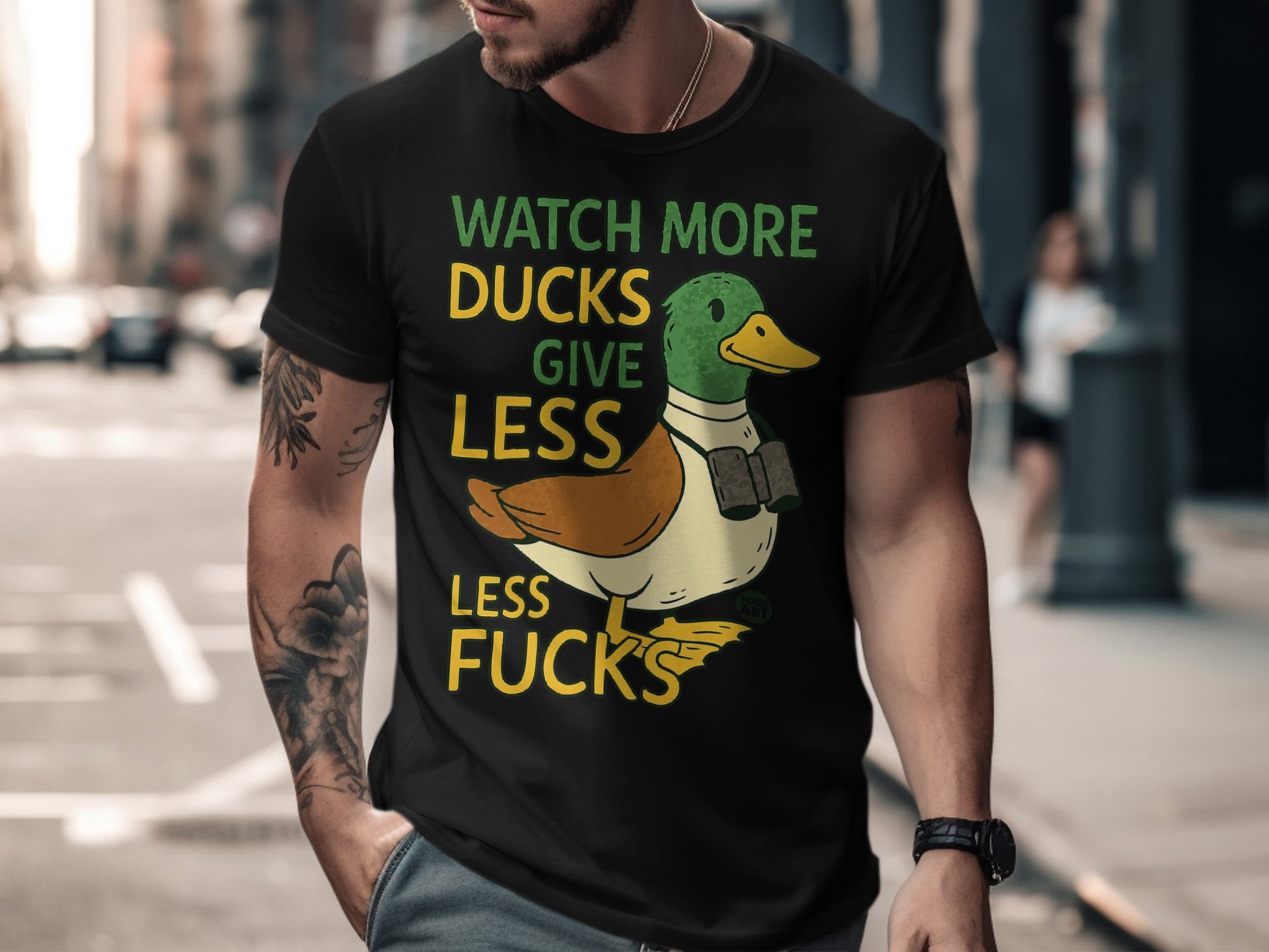Watch More Ducks Give Less Shirt Retro Animal Design