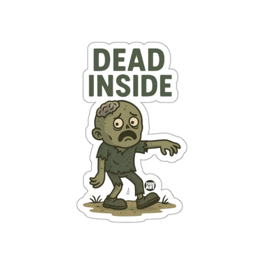 Dead Inside Zombie Character Sticker