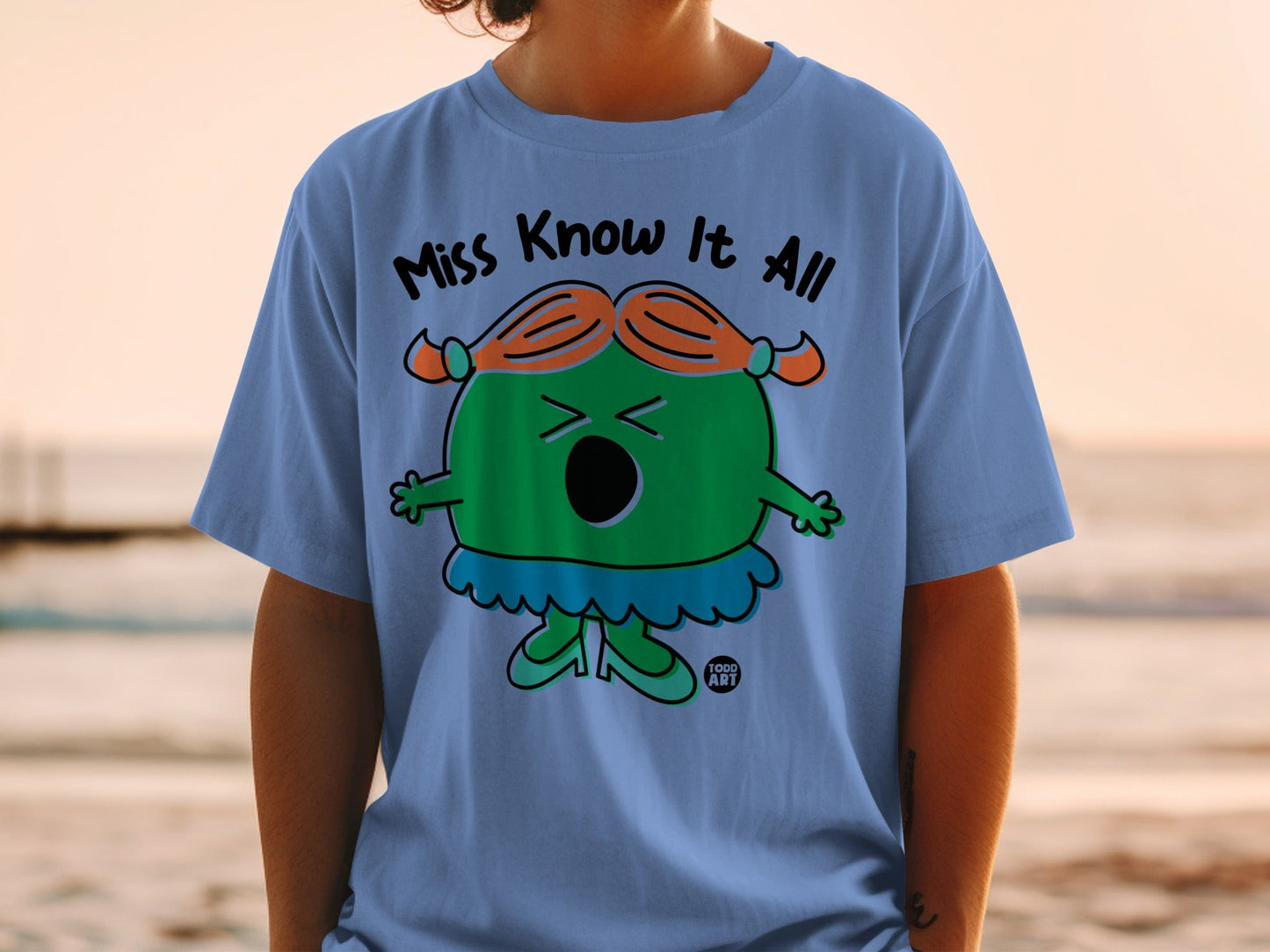Miss Know It All Graphic Tee Casual Apparel