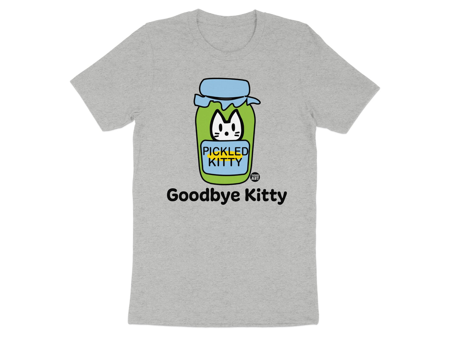 Goodbye Kitty Pickled Kitty Graphic T-Shirt