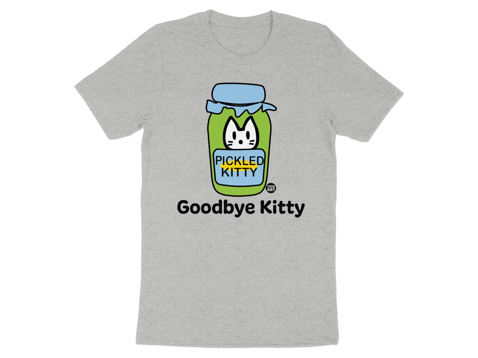 Goodbye Kitty Pickled Kitty Graphic T-Shirt