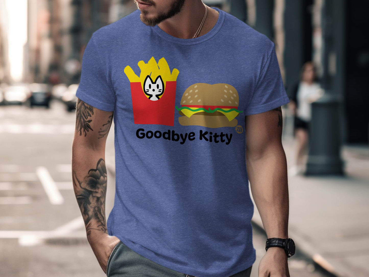 Goodbye Kitty French Fries and Burger T-Shirt