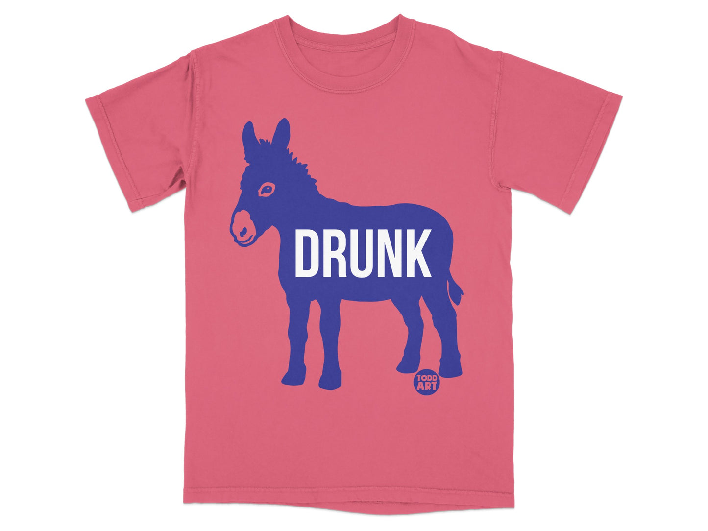 Funny Drunk Donkey Graphic Unisex T-shirt for All Ages