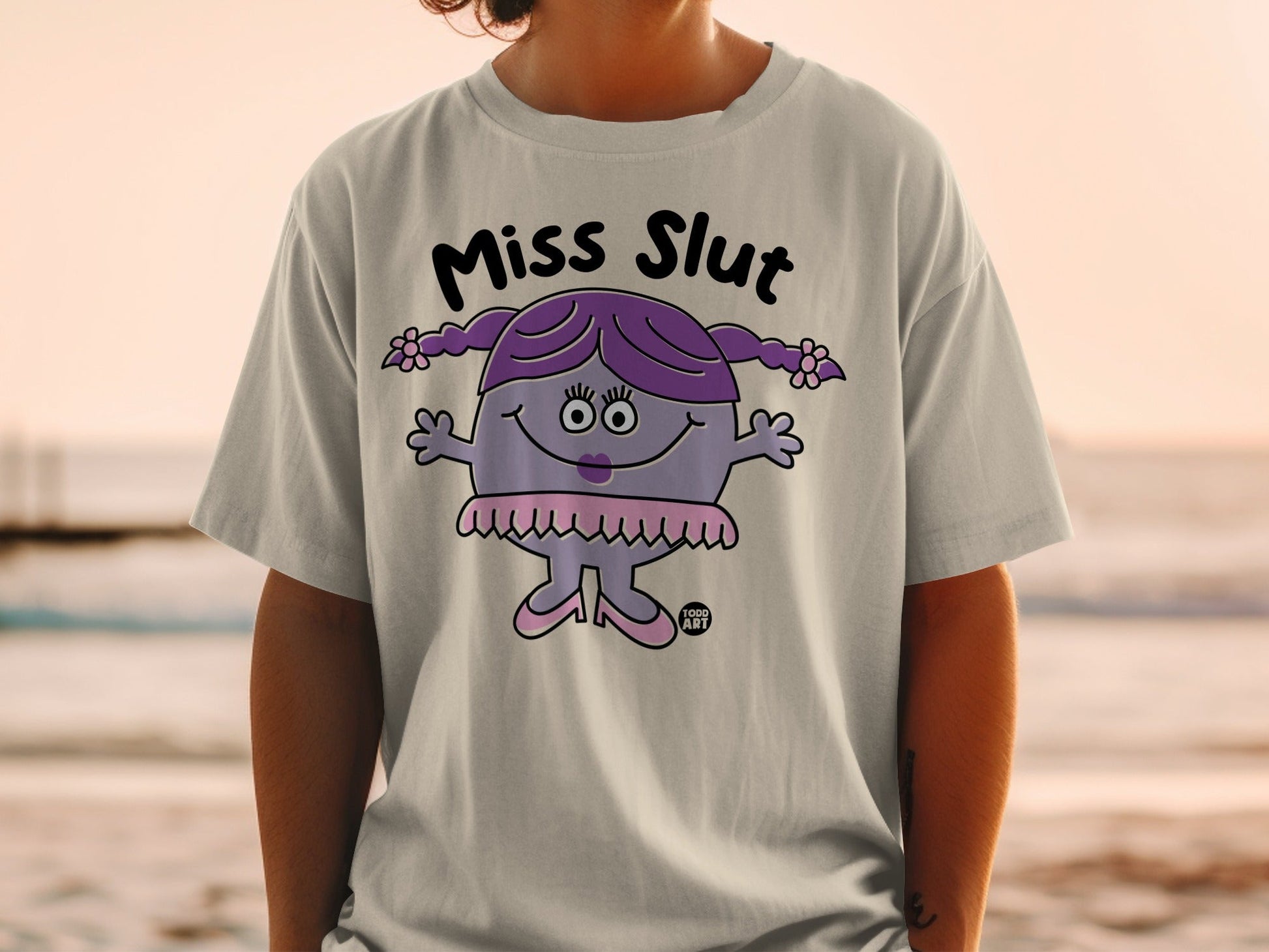 Miss Slut Character Graphic Tee Casual Shirt
