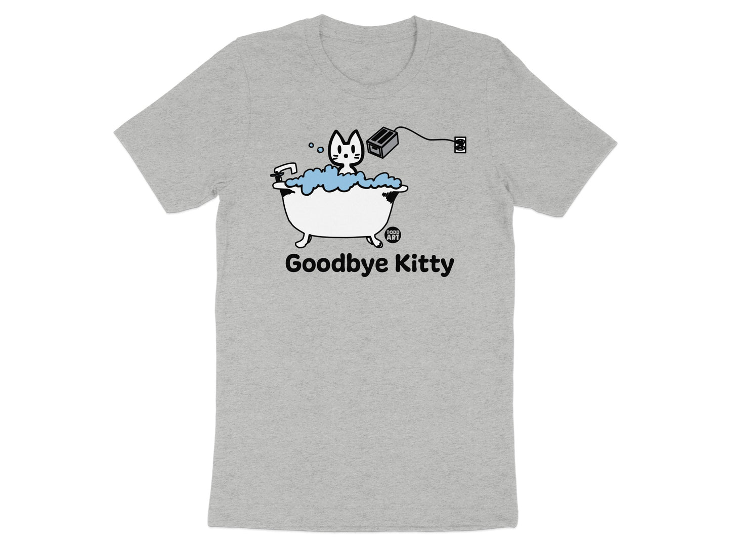 Goodbye Kitty Graphic T Shirt for Cat Lovers