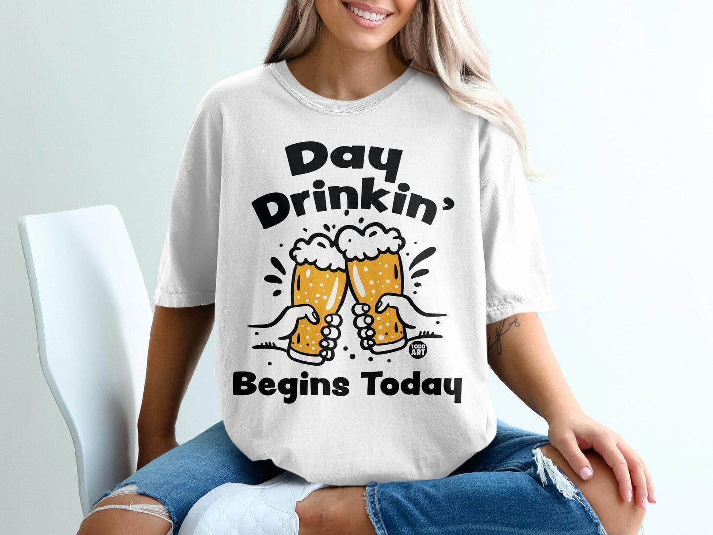Day Drinkin' Begins Today Graphic Tee