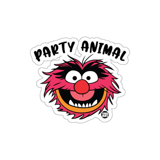 Party Animal Face from Todd Art Animated sticker